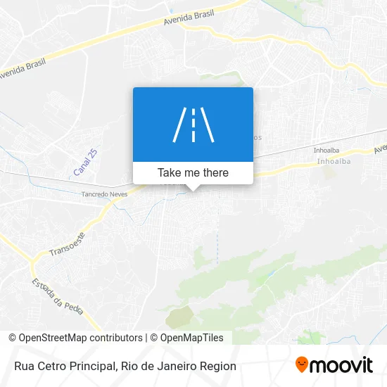 Rua Cetro Principal map