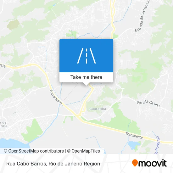 Rua Cabo Barros map