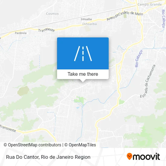 Rua Do Cantor map