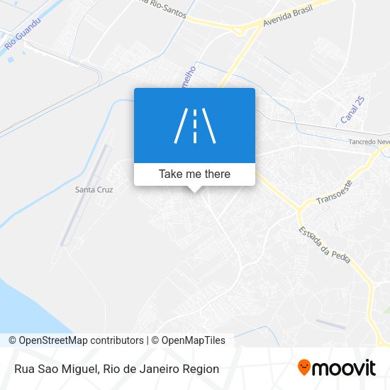 Rua Sao Miguel map