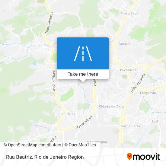 Rua Beatriz map