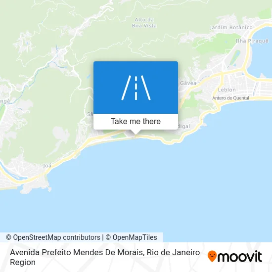 Avenida Prefeito Mendes De Morais map
