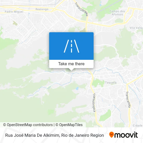 Rua José Maria De Alkimim map