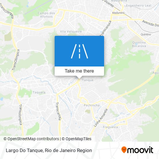 Mapa Largo Do Tanque