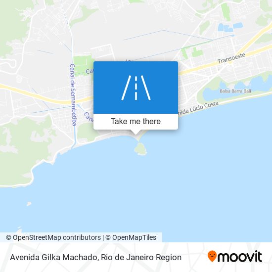 Mapa Avenida Gilka Machado