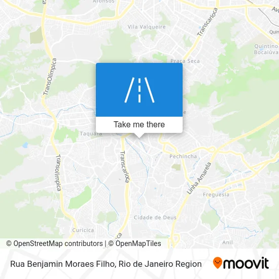 Rua Benjamin Moraes Filho map