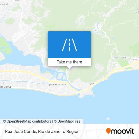 Rua José Conde map