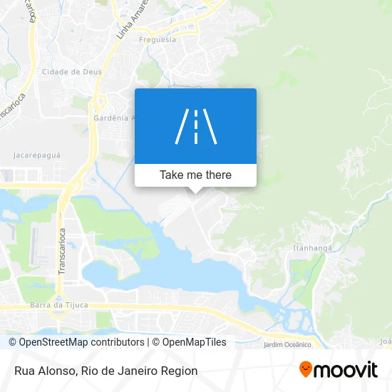 Rua Alonso map