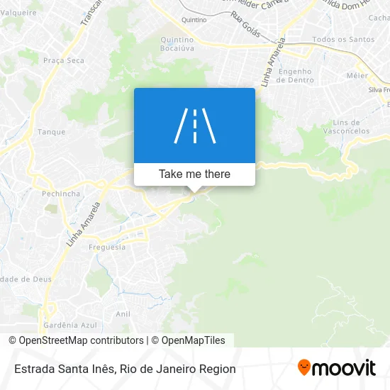 Estrada Santa Inês map