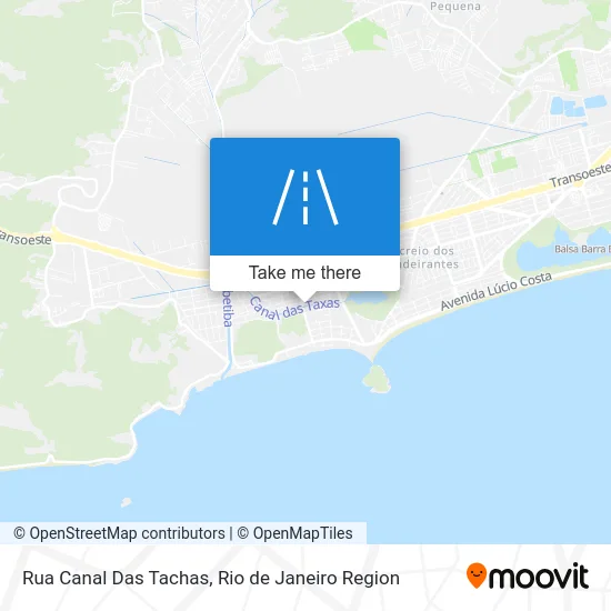 Rua Canal Das Tachas map