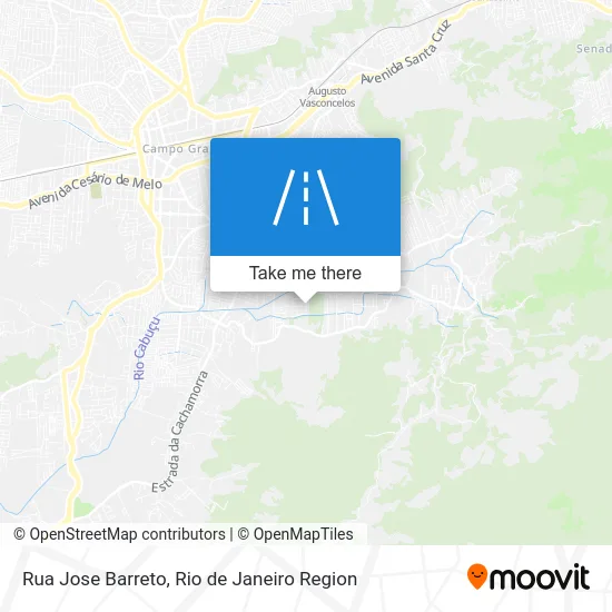 Rua Jose Barreto map