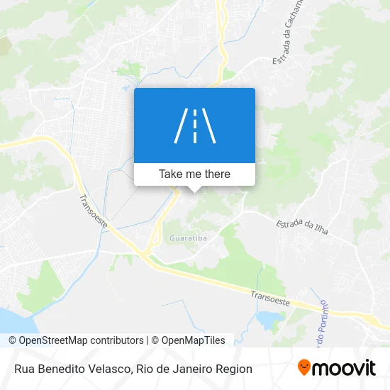 Rua Benedito Velasco map