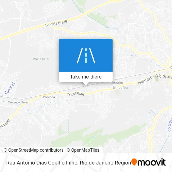 Rua Antônio Dias Coelho Filho map