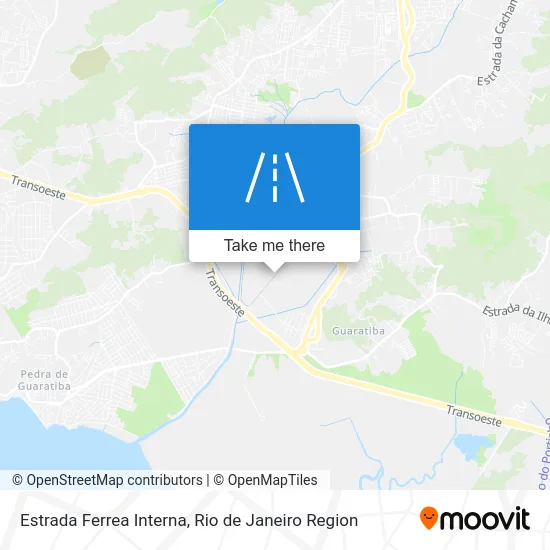 Estrada Ferrea Interna map