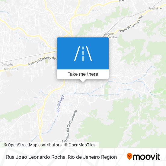 Mapa Rua Joao Leonardo Rocha