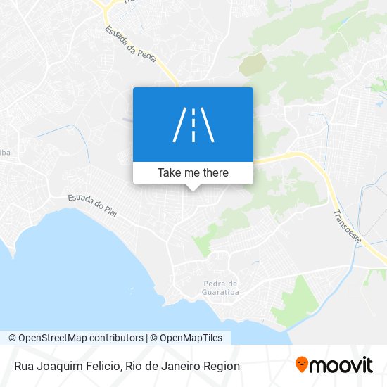 Mapa Rua Joaquim Felicio