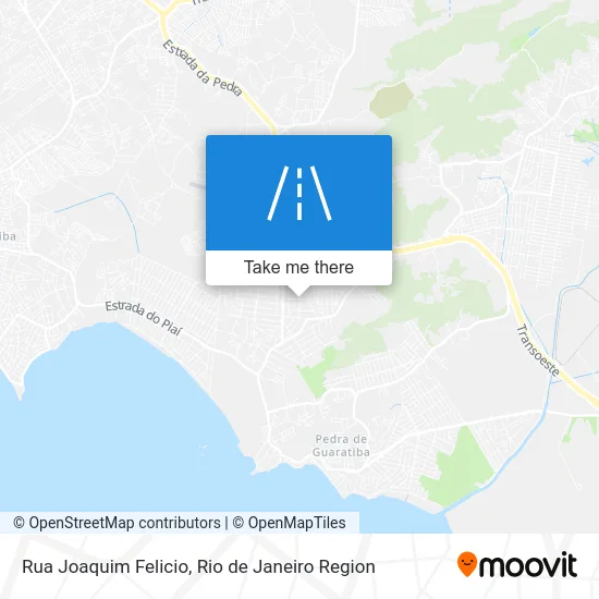 Rua Joaquim Felicio map