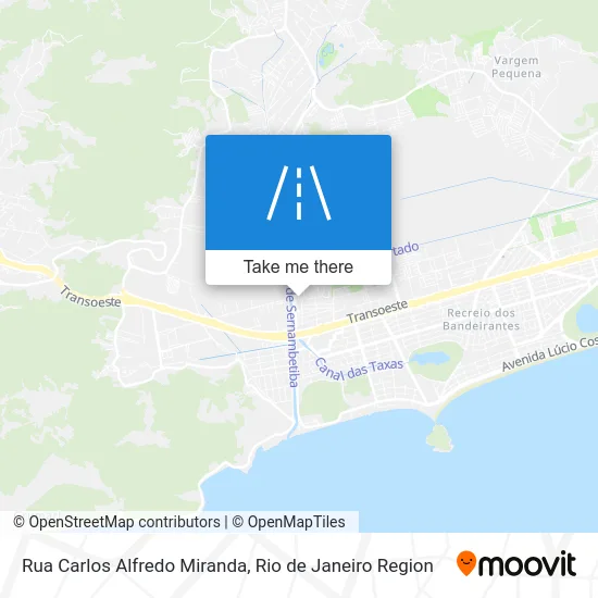 Rua Carlos Alfredo Miranda map