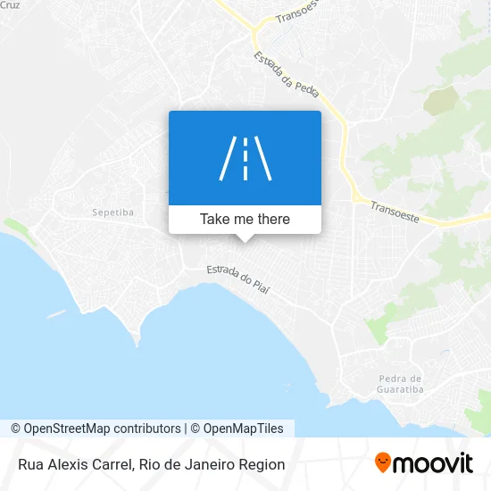 Rua Alexis Carrel map