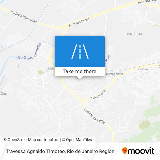 Mapa Travessa Agnaldo Timoteo