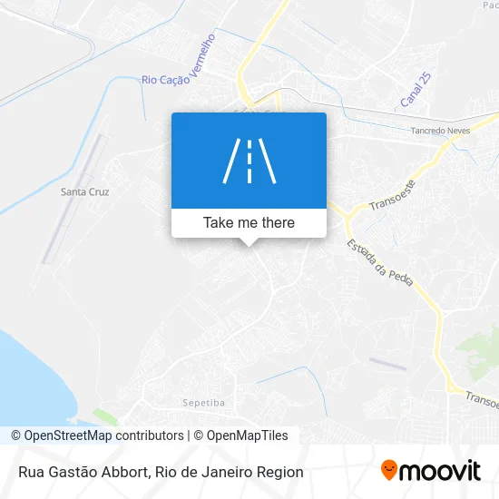 Rua Gastão Abbort map