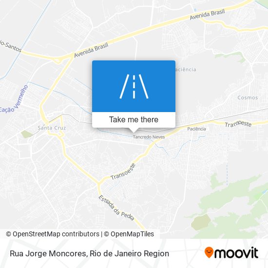 Rua Jorge Moncores map