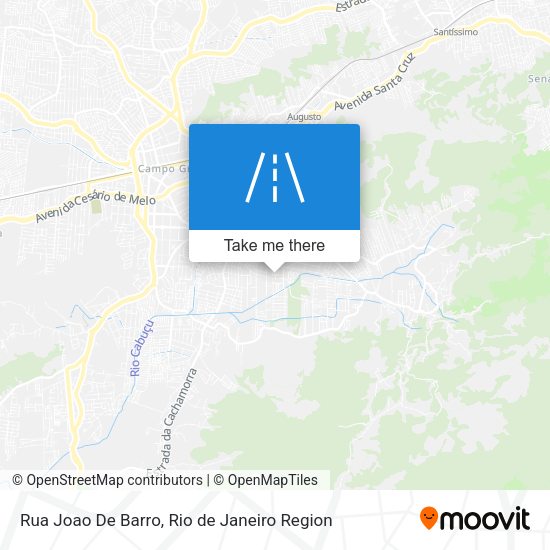 Rua Joao De Barro map