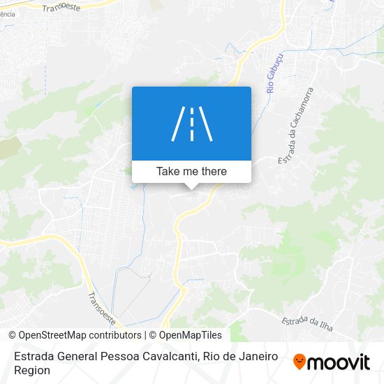 Estrada General Pessoa Cavalcanti map