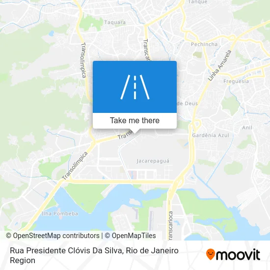 Rua Presidente Clóvis Da Silva map