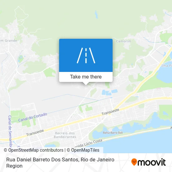Rua Daniel Barreto Dos Santos map