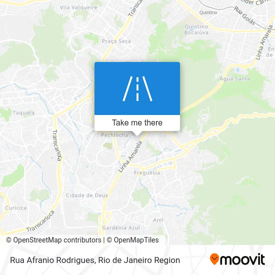 Rua Afranio Rodrigues map