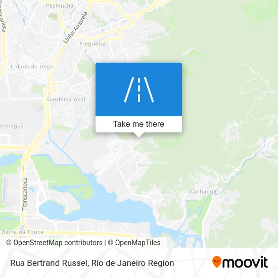 Rua Bertrand Russel map