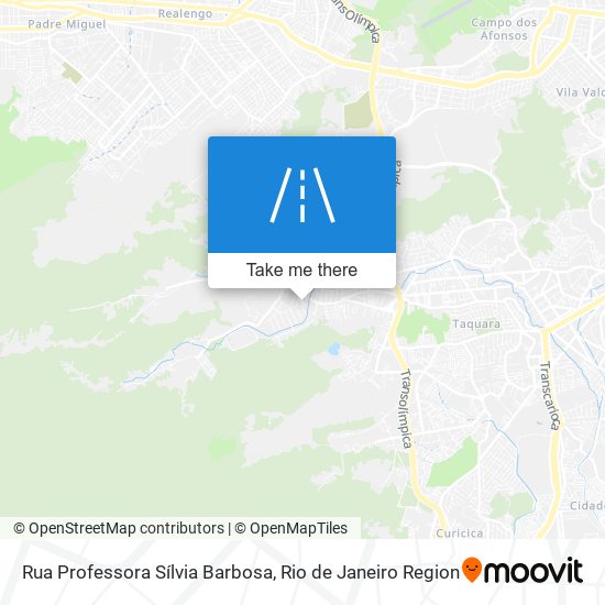 Mapa Rua Professora Sílvia Barbosa