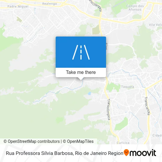 Rua Professora Sílvia Barbosa map