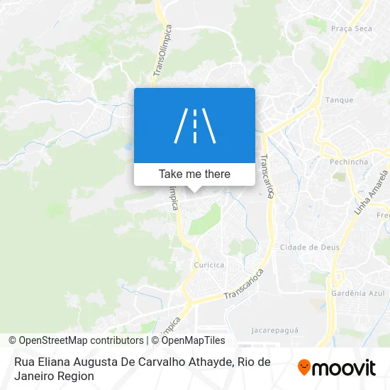 Rua Eliana Augusta De Carvalho Athayde map