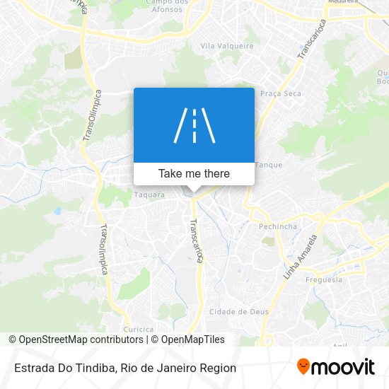 Estrada Do Tindiba map