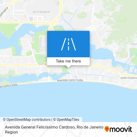 Avenida General Felicíssimo Cardoso map