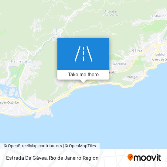 Estrada Da Gávea map