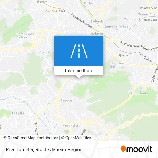 Rua Domelia map