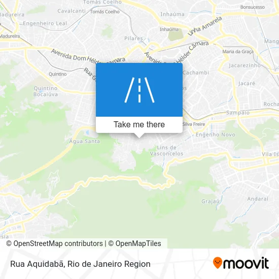 Rua Aquidabã map