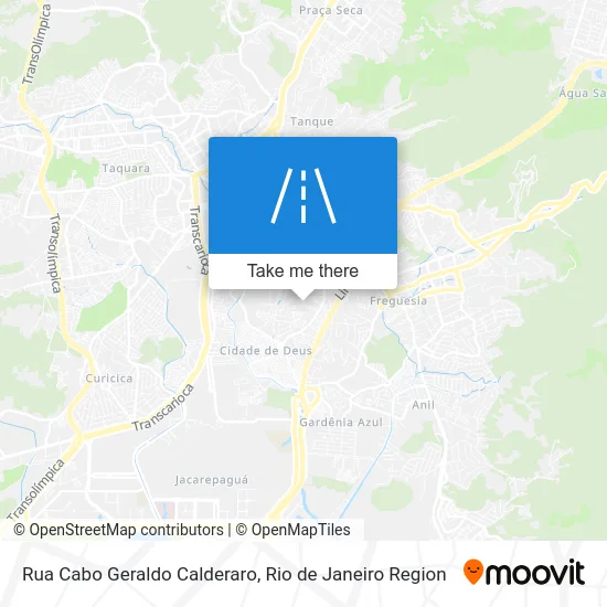 Rua Cabo Geraldo Calderaro map