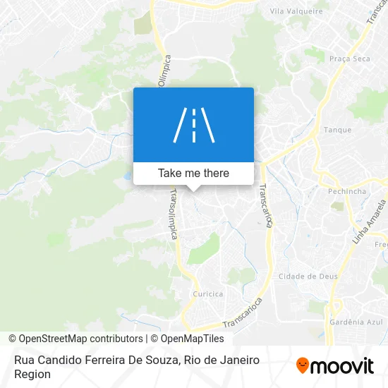 Rua Candido Ferreira De Souza map