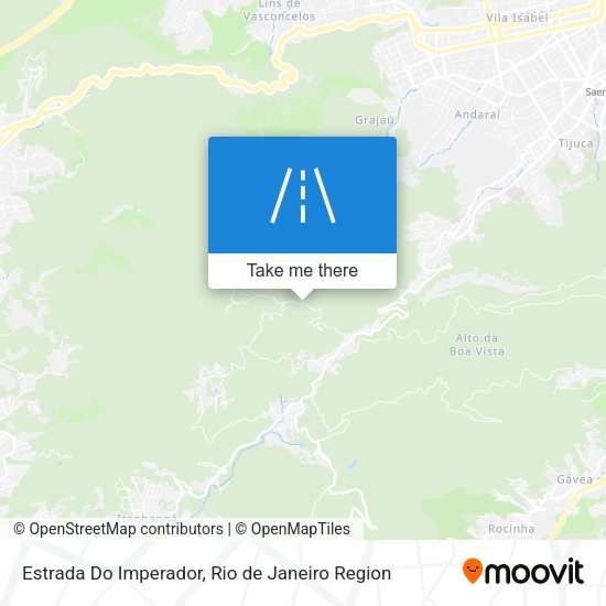 Estrada Do Imperador map