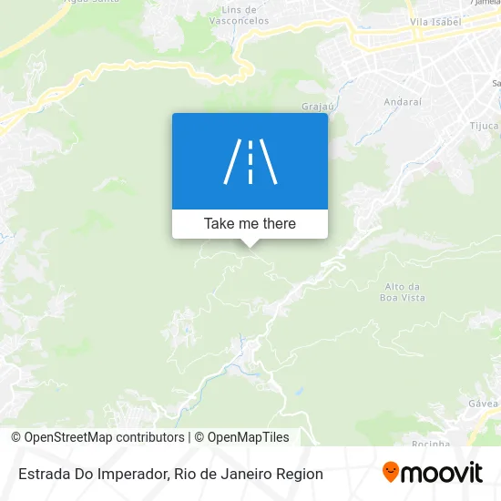 Estrada Do Imperador map