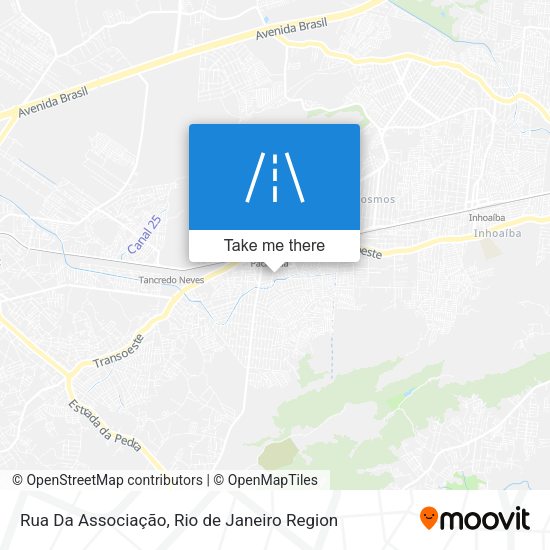 Rua Da Associação map