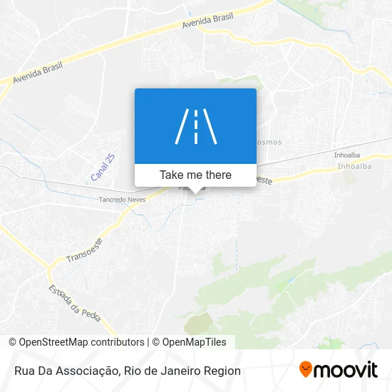 Rua Da Associação map