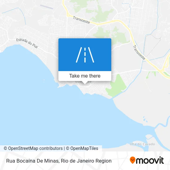 Rua Bocaína De Minas map