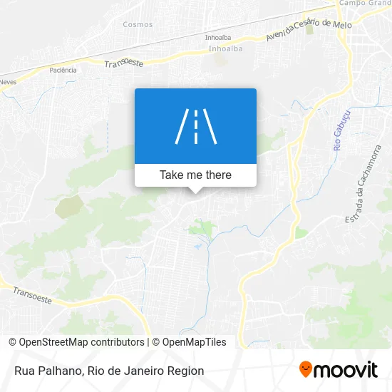 Rua Palhano map