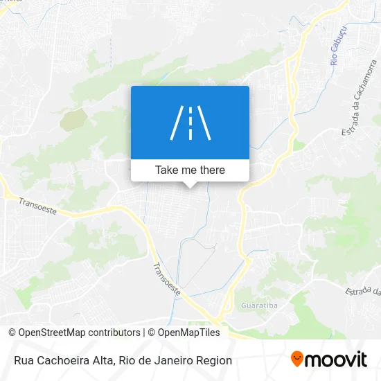 Rua Cachoeira Alta map