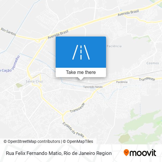 Mapa Rua Felix Fernando Matio